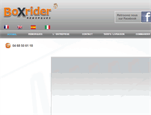 Tablet Screenshot of boxrider.com